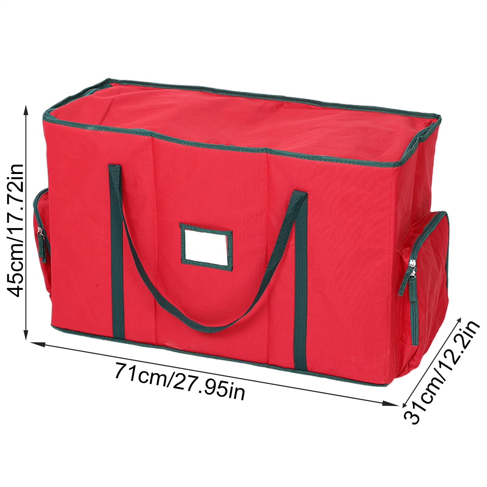 Generico Almacenamiento de Navidad - de Almacenamiento de Pierna | Grandes Bolsas para Decoración de Vacaciones - Bolsas para organizadores para Bolas Colgantes Figuritas Farol Apartamento