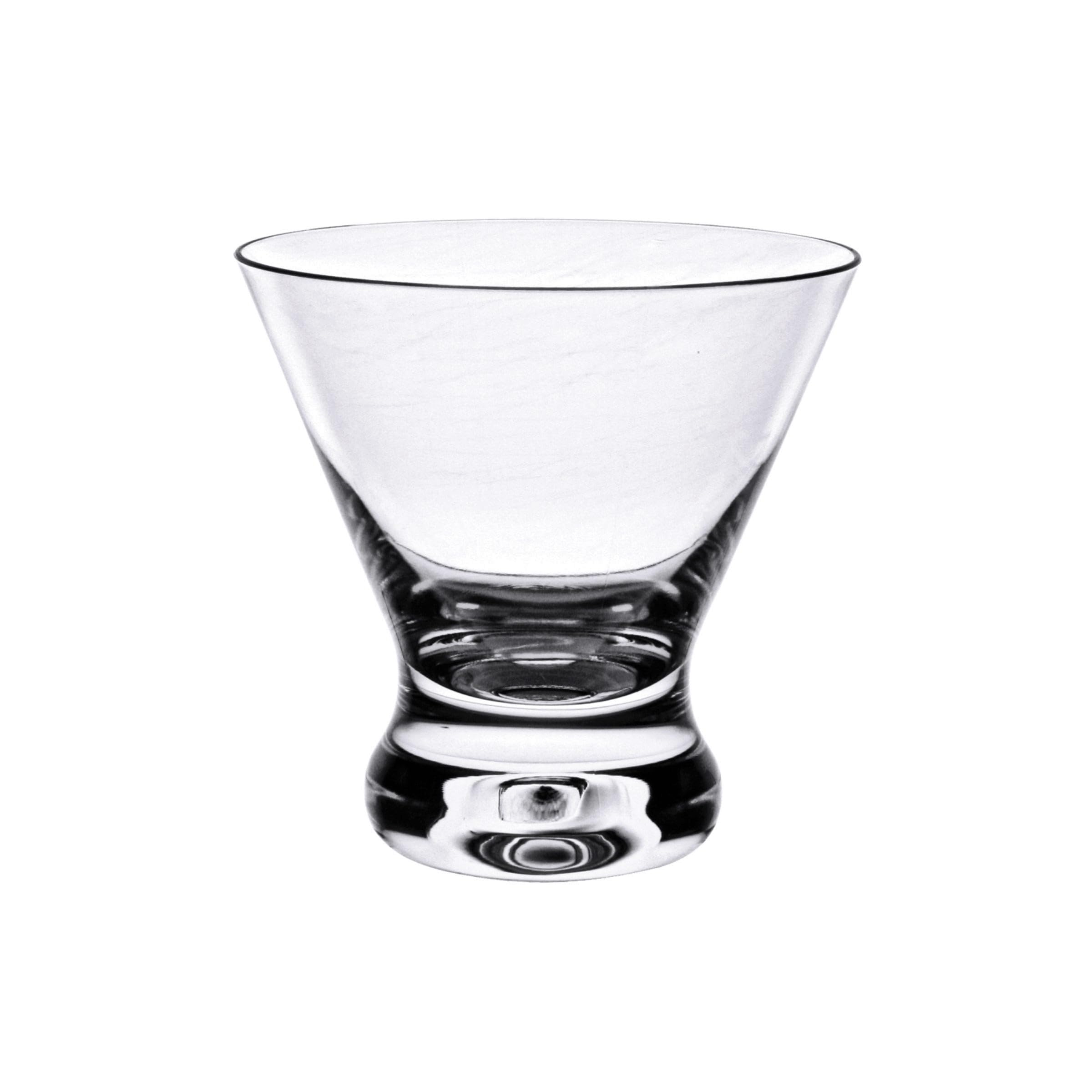 TrueCraftware- 8 oz Cocktail Glass with Heavy Base Polycarbonate Clear Color- Plastic Cocktail Liquor Glass Drinking Glass Water Glass Mojito Glass Cup Tom Collins Bar Glassware and Mixed Drink
