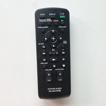 RM-AMU008 Replacement Remote Control for Sony Compact Hi-Fi Stereo System LBT-ZX66I LBT-ZX99I LBT-ZT4 HCD-ZX66I HCD-ZX99I SS-ZX66I SS-ZX99I LBTZX66I LBTZX99I LBTZT4 HCDZX66I HCDZX99I SSZX66I