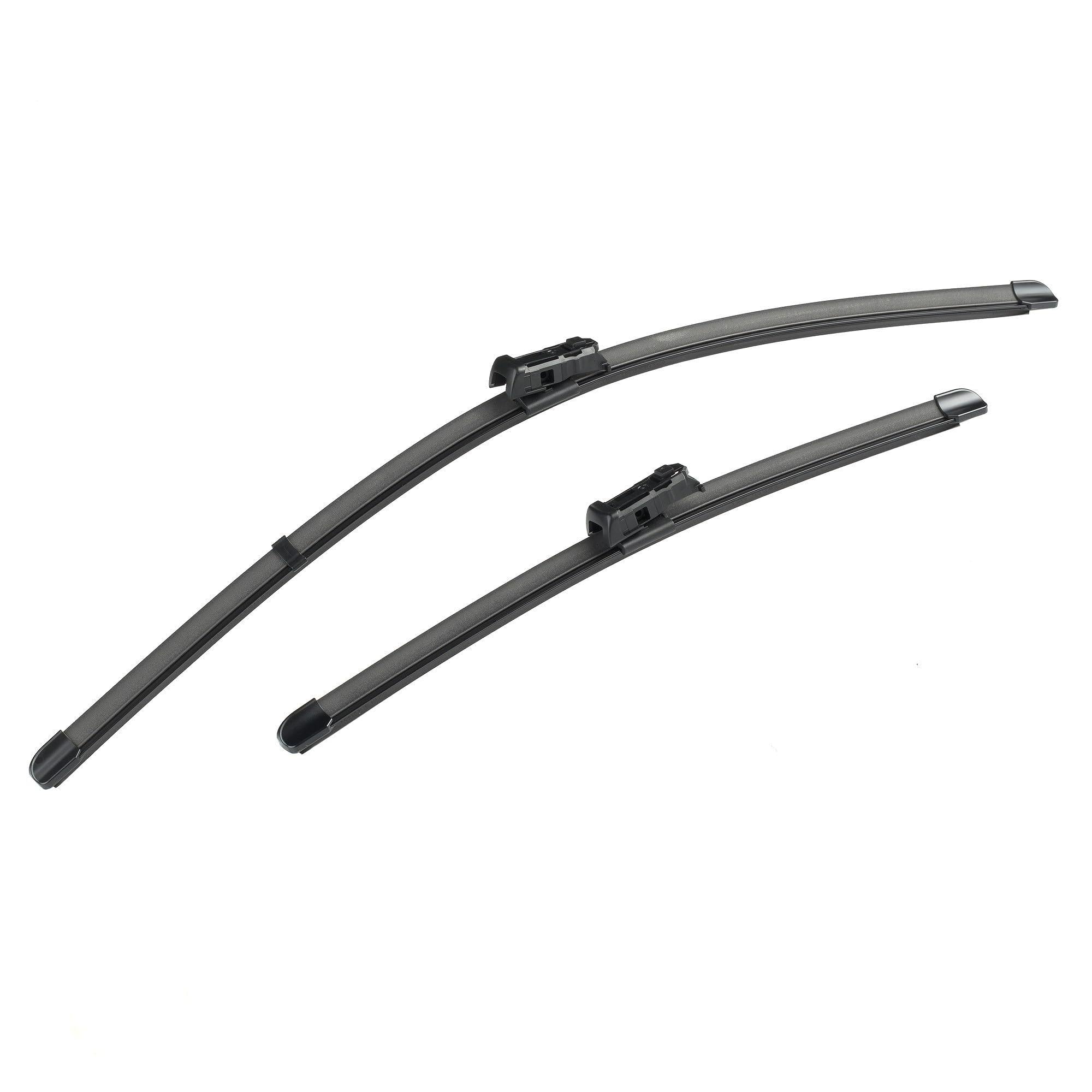 DENSO Flat Wiper Set (DF-445), Two Wipers Length 580/380 mm; Silent Durable Car Wipers With Aerodynamic Design - OEM Wipers With 2 Years Warranty