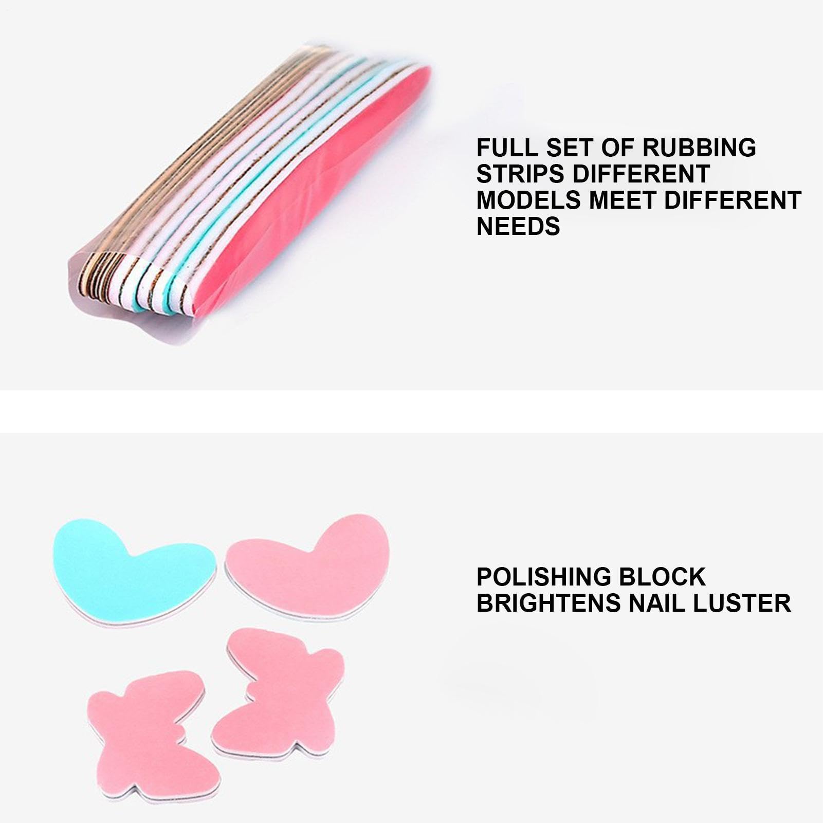 Kit de Cuidado de Uñas Con Pulidora De Y Utensilios De Belleza | Juego De Herramientas Para Cuidado Nutritivo De Uñas Para Mujeres Niñas Principiantes Salón en Casa Citas Boda Diario Fotos