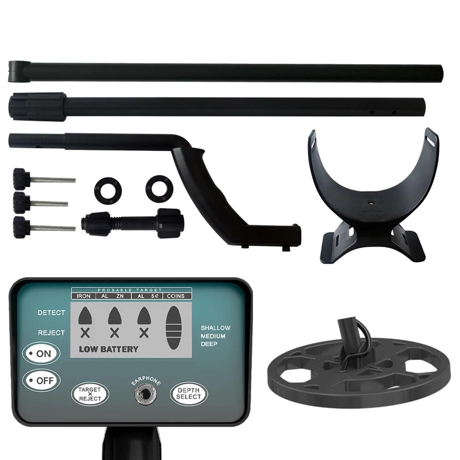 Schatz Metall Detektor Professionelle Hohe Sensible Unterirdischen Pinpointing Einstellbare Tracker Wasserdicht IP68 zur Goldsuche
