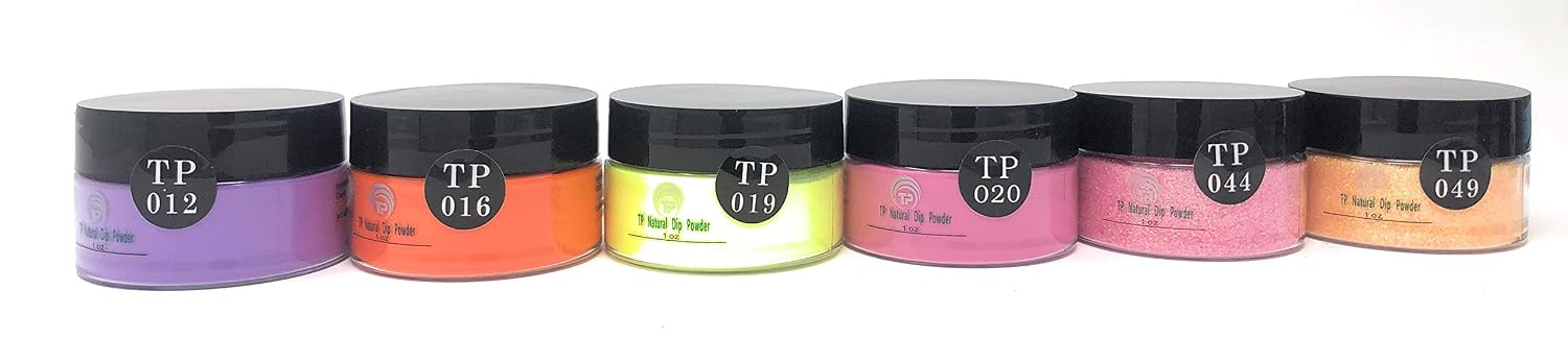 TP Dipping Powder color set #02. The professional 1 oz. per jar Dip Powder colors. (Dipping Powder Color Set #02)