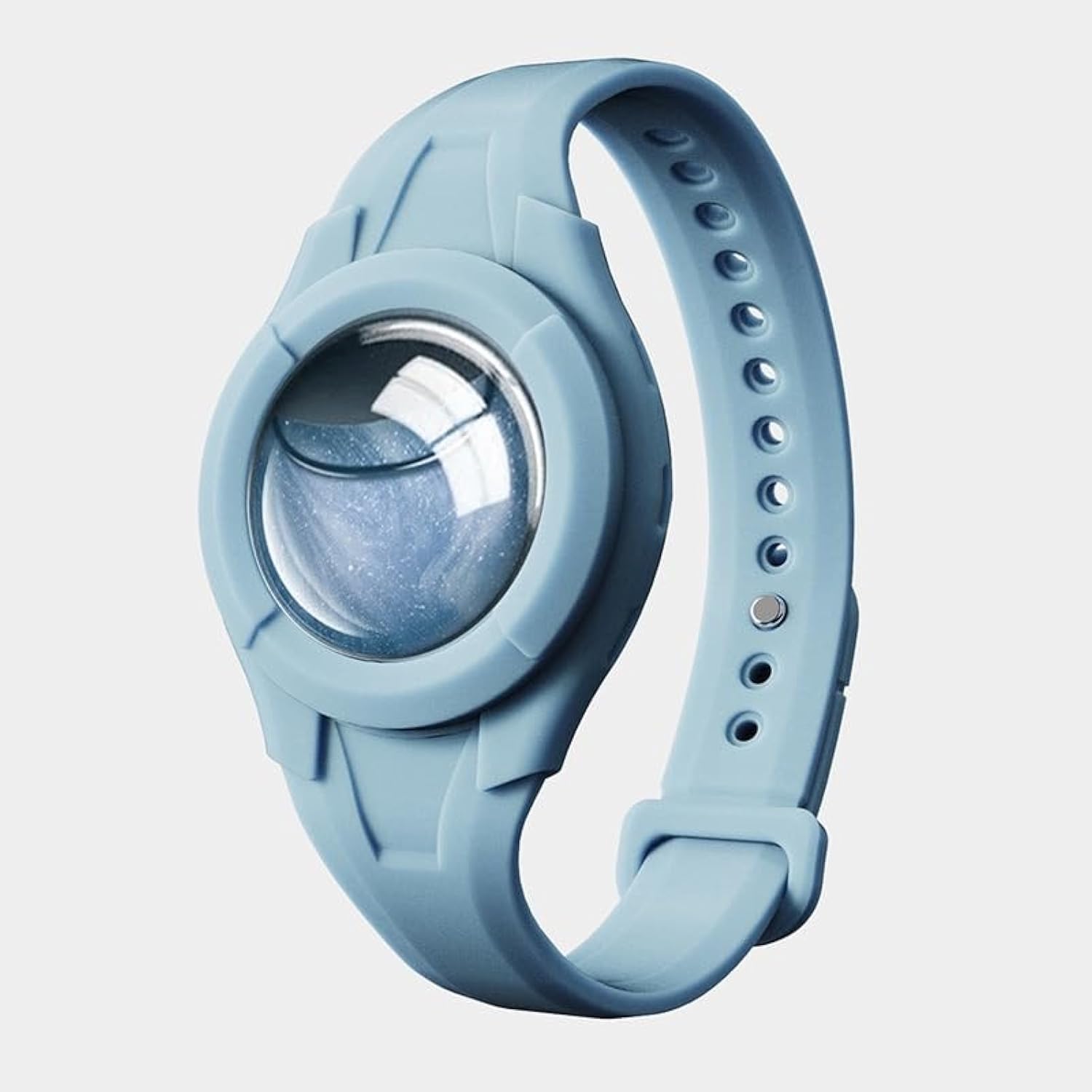 Mosquito Repellent Bands with Essential Oil - 4 Colors, DEET-Free, Adjustable Bracelet for Kids & Adults, Food Grade Silicone, Long-Lasting 30 Days Protection, Outdoor & Indoor Use (blue)