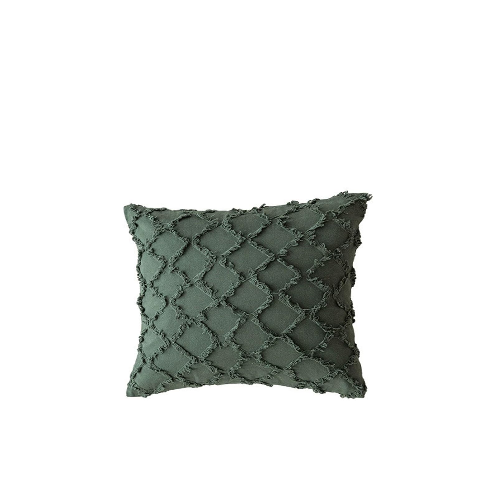 AXCTYSFP BohoTufted Throw Pillow Covers Decorative Tassels Cushion,Farmhouse Case,D,45 * 45cm