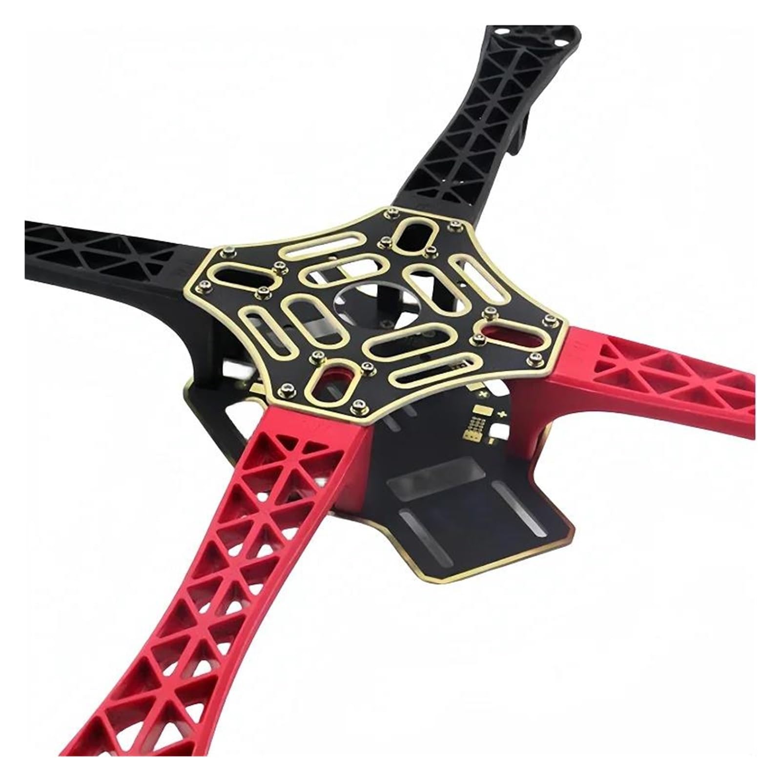 Drone FPV RC F450 V2 con telaio a quattro assi, multirotore, FPV crossover, modello RC, drone per fotografia aerea, corpo fai da te, quadricottero(Red white set)