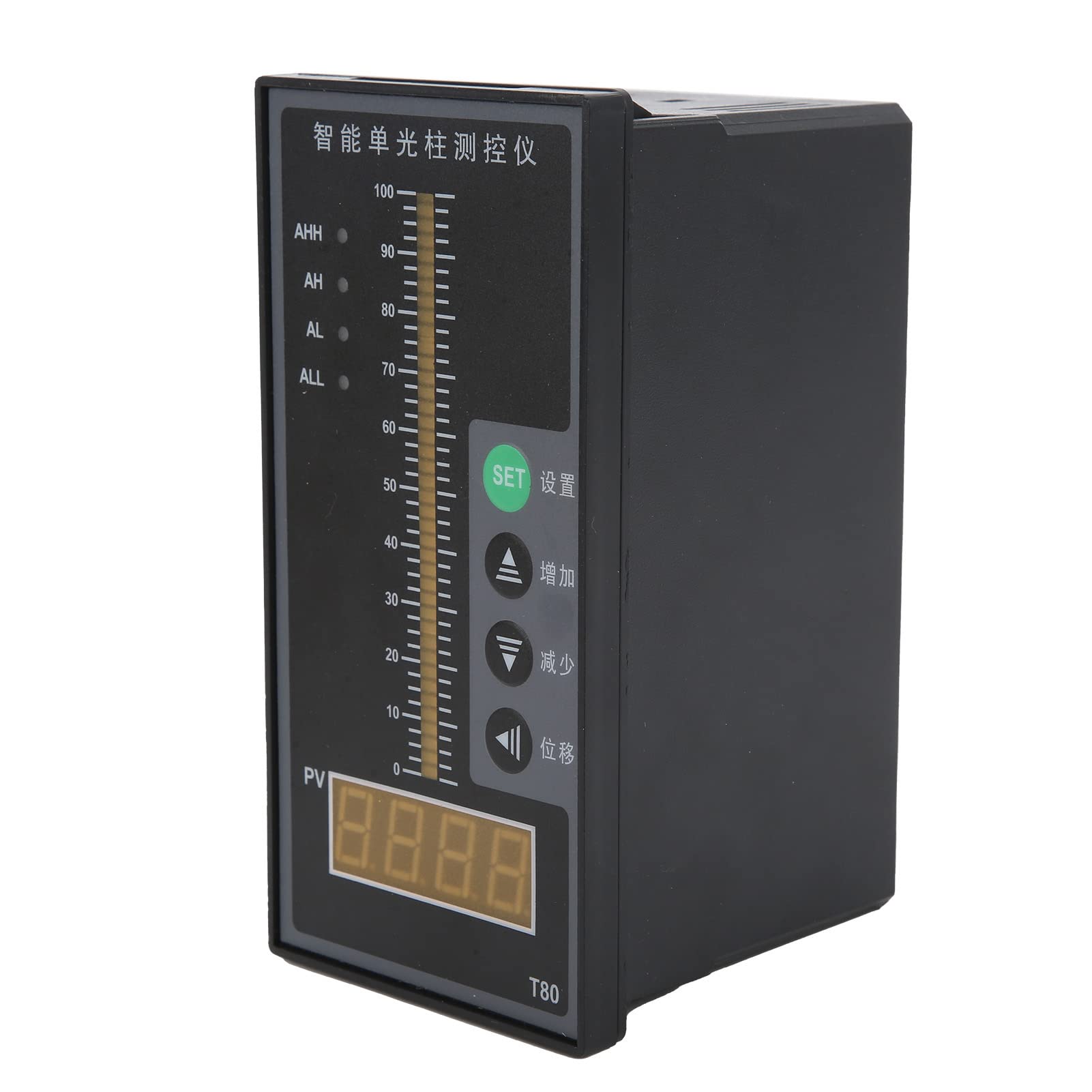 Hyuduo Liquid Level Controller HWP-T804-01-23-HL-P, Intelligent Drop-In Level Indicator with 4-20mA Sensor for Portable Level Measurement Devices