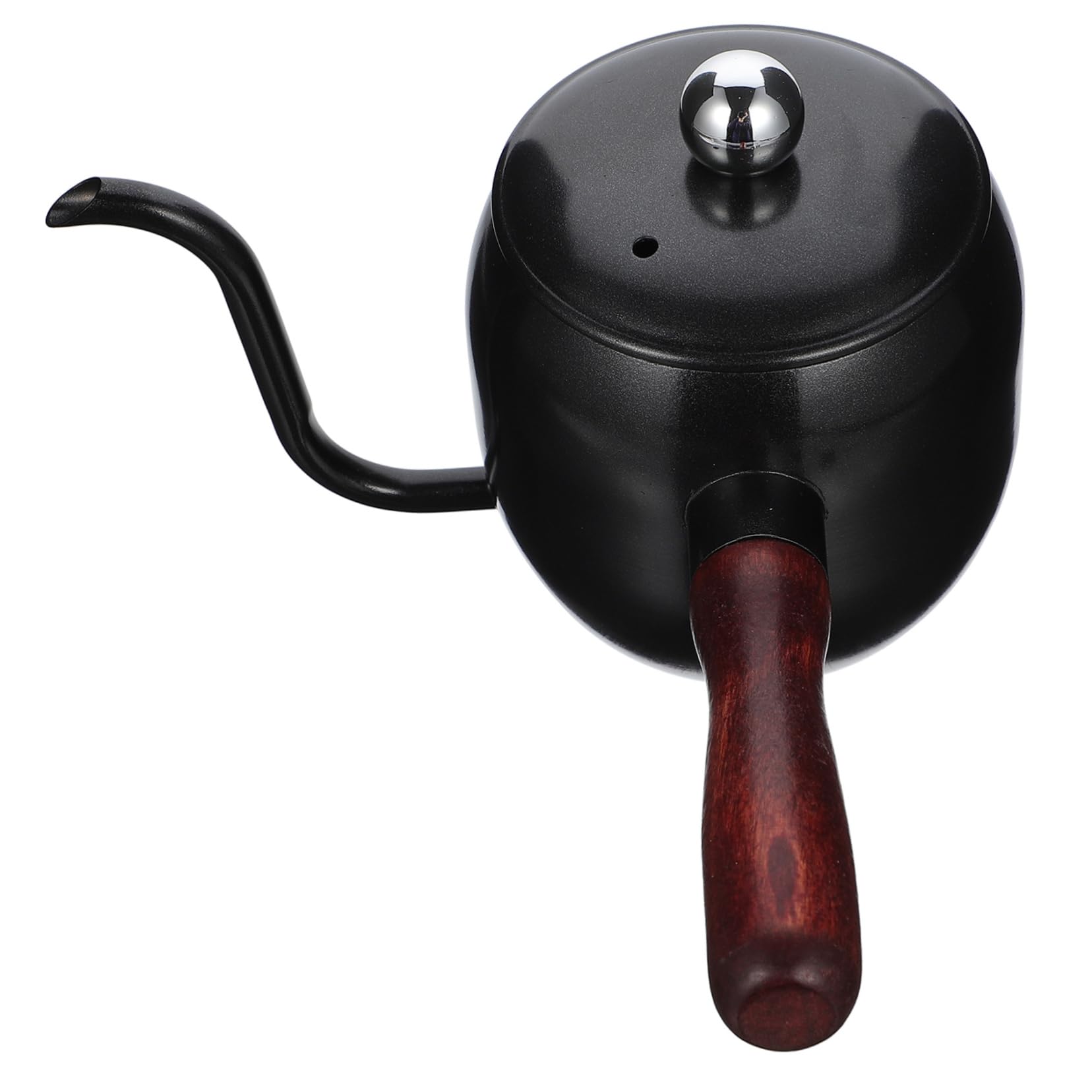 Mikinona 1pc Stainless Pot Handle Hand Brewing Kettle for Drip Coffee Ergonomic Design Spout for Easy Pouring for Home Use