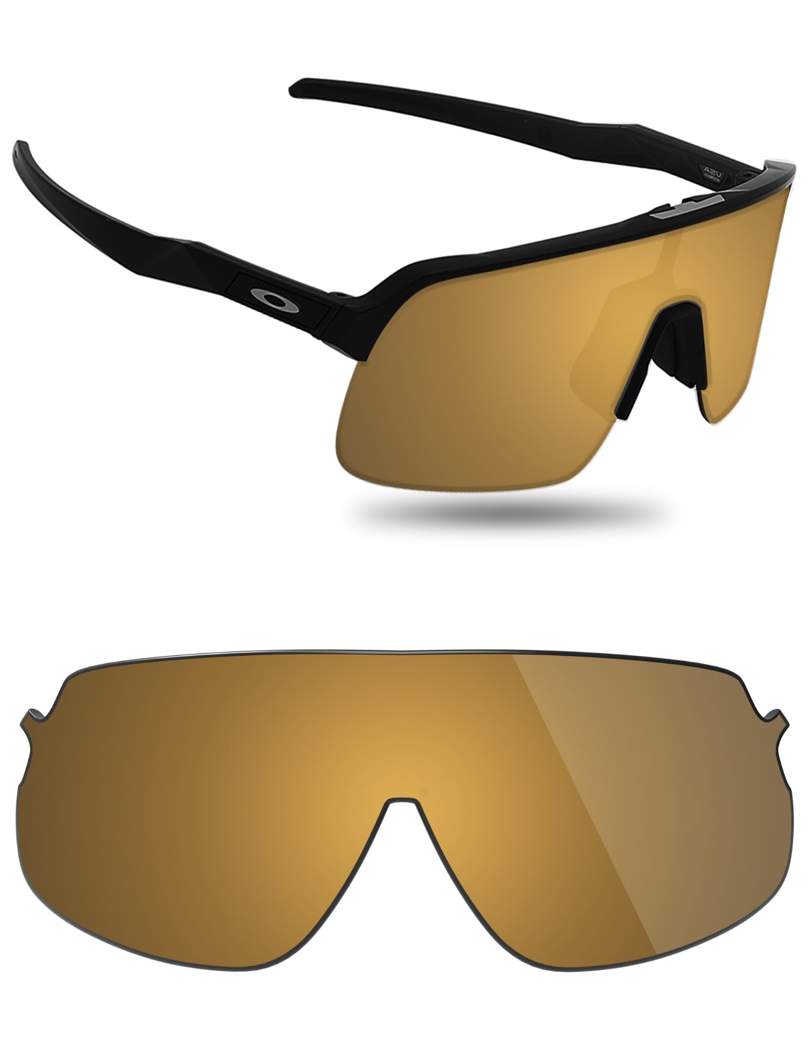 Fiskr Polarized Lens Replacement Compatible with Oakley Sutro Lite OO9463 Frame Sunglass, Impact Resistant &amp; Perfect Fit