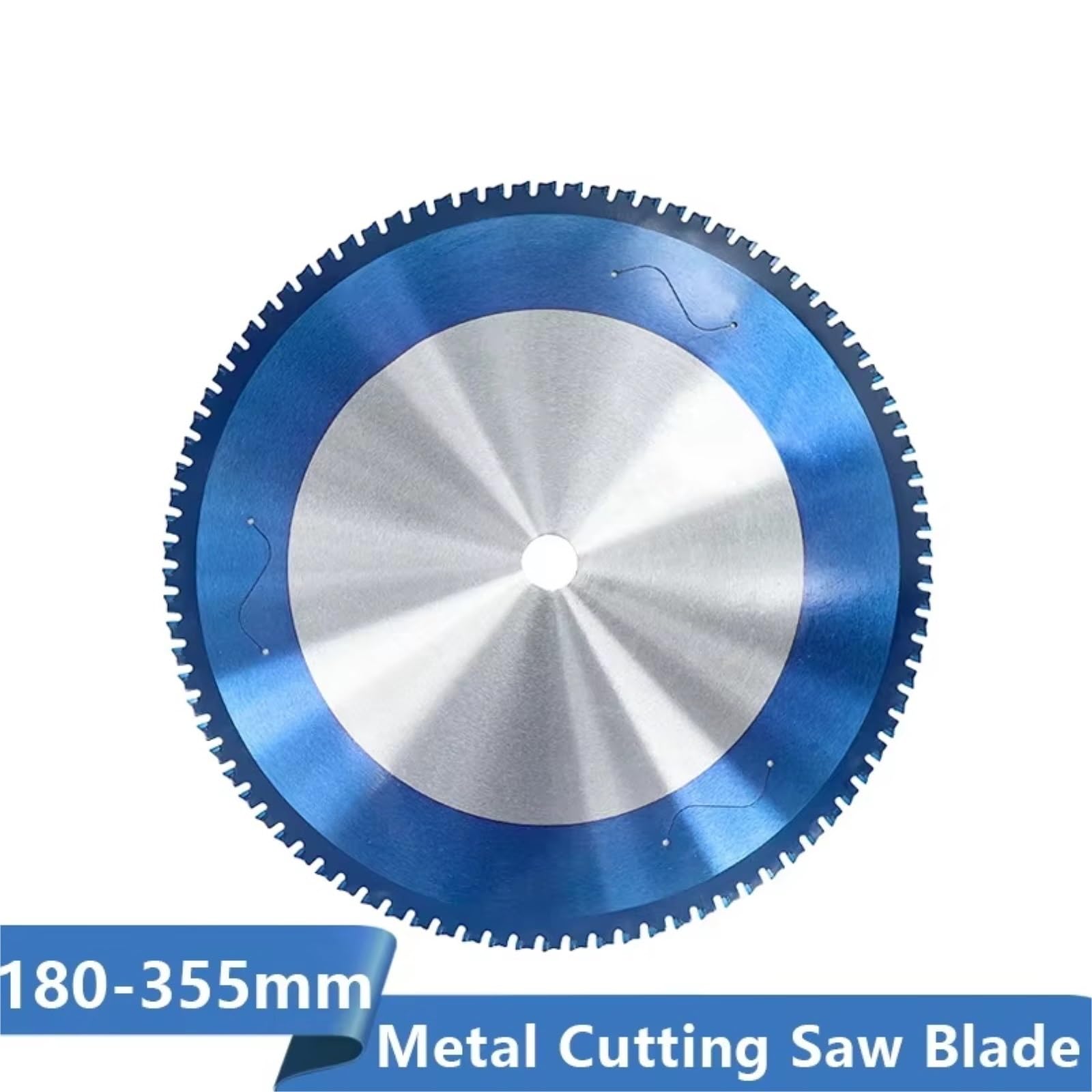 Brzeszczot do cięcia metalu 1PC brzeszczot do cięcia metalu 180-355mm piły tarczowej aluminium żelazo stal węglik powlekany Blue(355x2.6x2.0x25.4x66T)