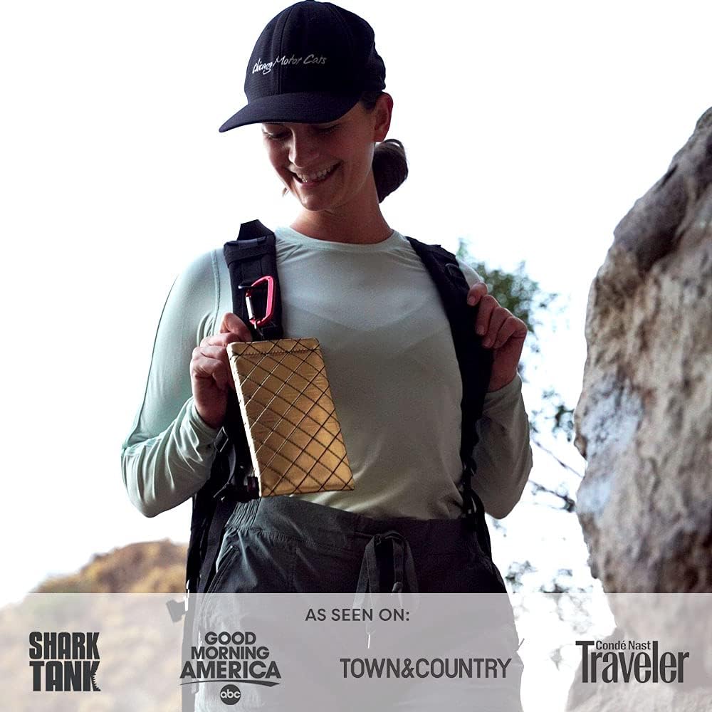 PHOOZY Apollo II Thermal Phone Case with AGION Lining and Keyring + Cross Body Strap for Easy Carry of The Apollo