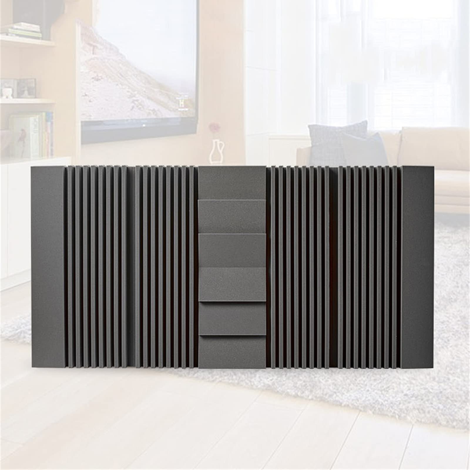 Amazon.co.jp: 防音壁タイル (黒 180 * 90 * 7.5CM) : 楽器・音響機器