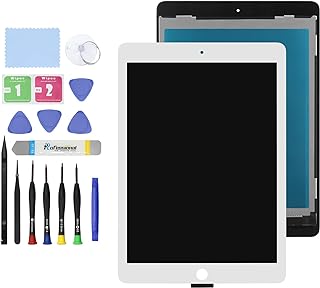 9.7" New Screen Replacement for iPad Air 2 (2nd Gen) A1566 A1567 LCD Display Glass Touch Digitizer Premium Kit with Tools - White