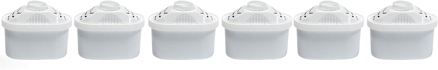 Fette Filter – Water Filters Compatible with Mavea Maxtra for use with Mavea Water Filtration Pitcher. Also Fits Levoit Water Pitchers. (Pack of 6)