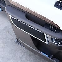 Vista 4 de YIWANG - Embellecedor para panel de puerta interior de coche, 4 piezas, para Land Rover Discovery 5 L462 LR5 2017-2019