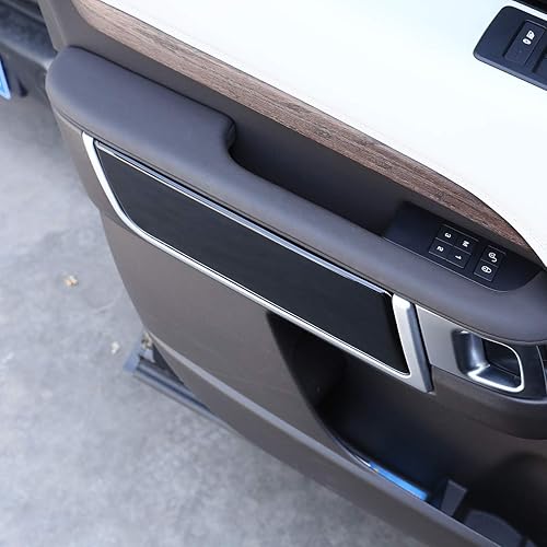 Miniatura 4 de YIWANG - Embellecedor para panel de puerta interior de coche, 4 piezas, para Land Rover Discovery 5 L462 LR5 2017-2019