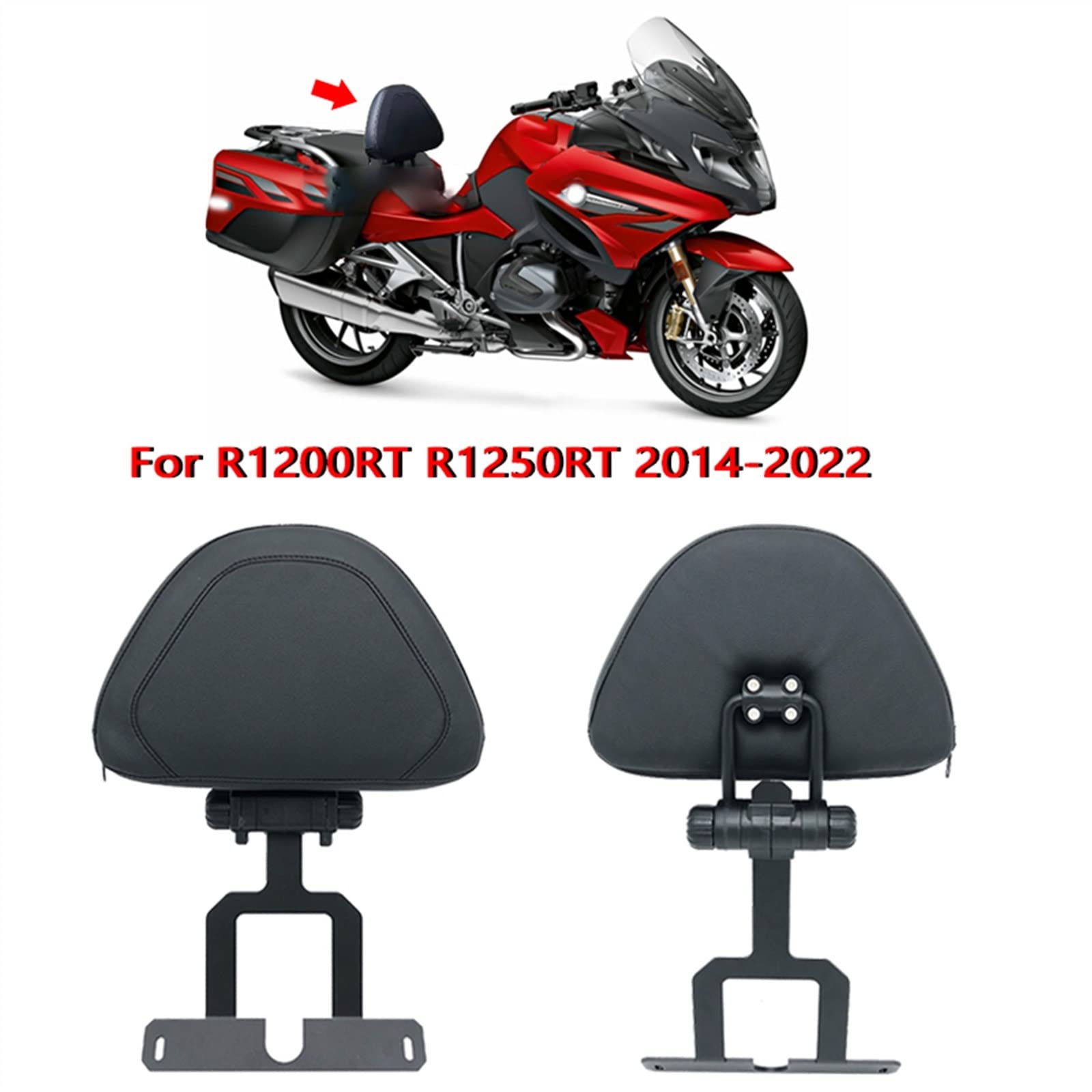 Coussin De Selle Moto Respirant Amortisseur Pour BMW R 1250 RT – Gel Confort Noir