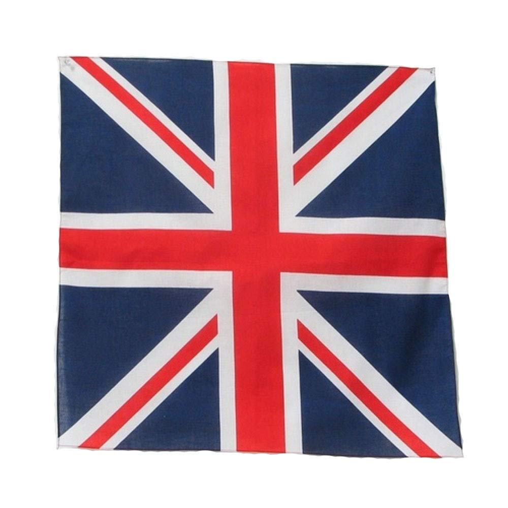 Shoes Lane Bandana Pack Of 3 Cotton Britain Flag Bandana Headcover Neck Scarf Union Jack Unisex