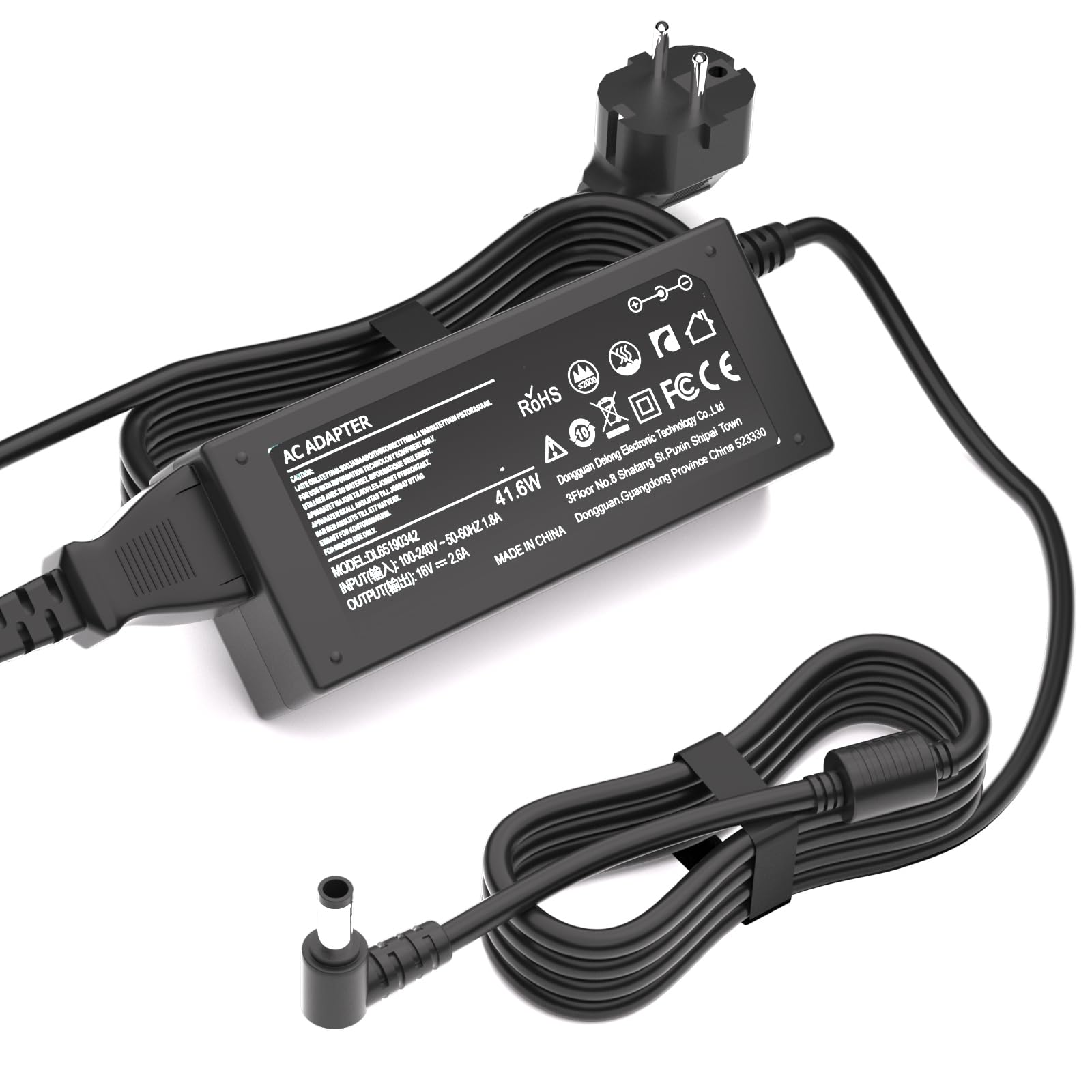 Adaptador de CA de 16 V Compatible con Fujitsu iX1600 iX1400 iX500 iX1500 SV600 S510 Cargador de Alimentación ScanSnap para Canon Pixma iP90 iP100 iP110 iP90v K10249 K10296 K30359
