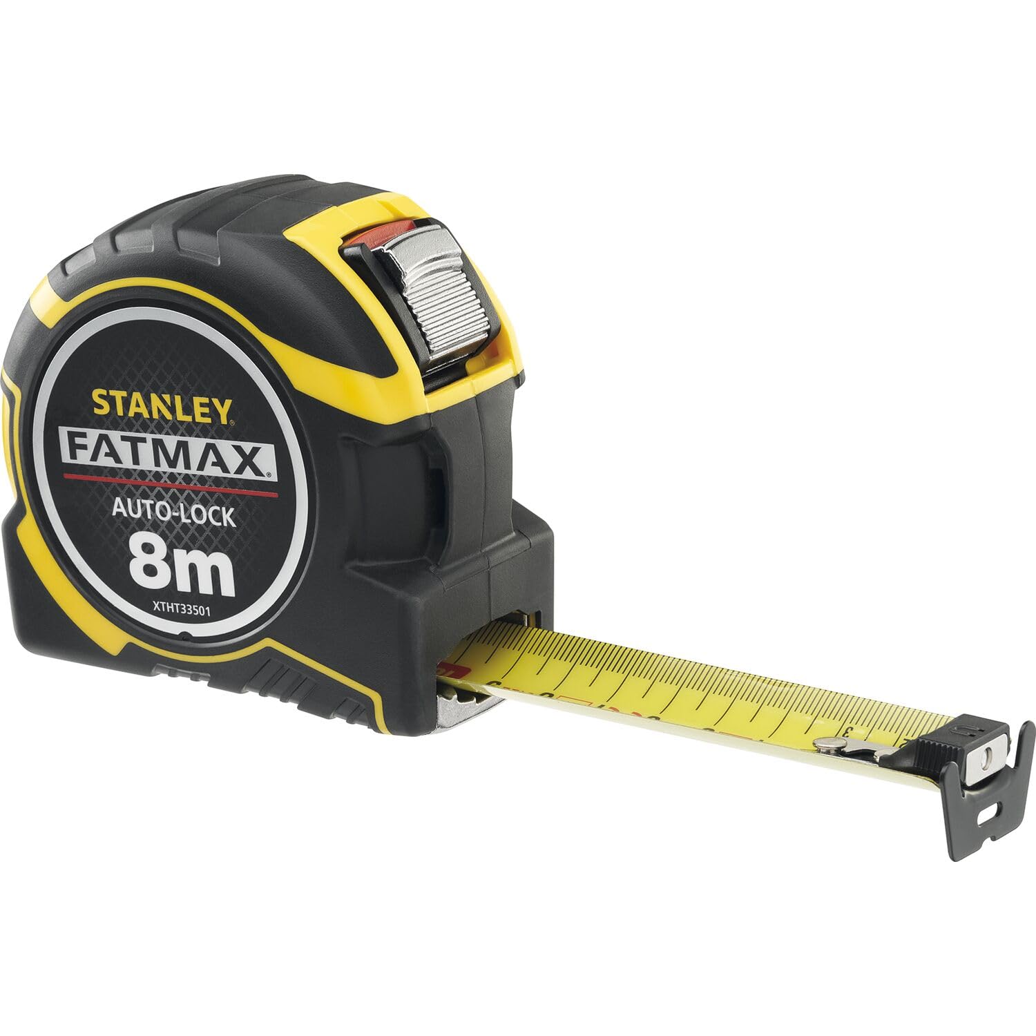 Stanley Tools Fatmax Autolock Pocket Tape 8M (Width 32Mm) (Metric Only) 3253560335014