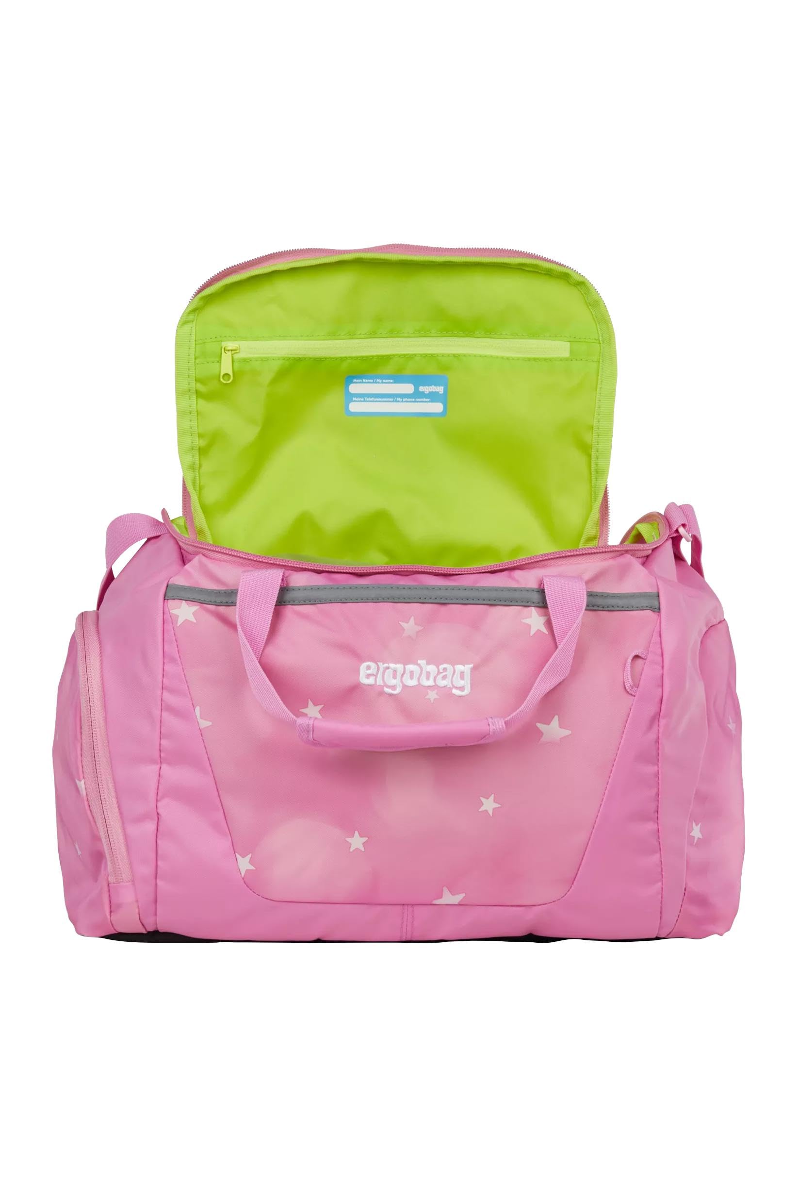 ergobag Borsa per lo sport con scomparto impermeabile, 20 litri, borsa sportiva per bambini, borsa da piscina, unisex, diversi motivi
