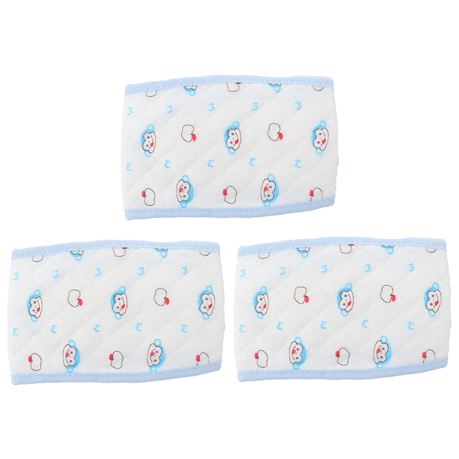 ARTIBETTER Baby Umbilical Belt 3Pcs Baby Infant Umbilical Cord Baby Belly Button Band Infant Belly Band Cotton Belly Band Adjustable Navel Belly Band for Children Kids Support Umbilical Hernia Belt