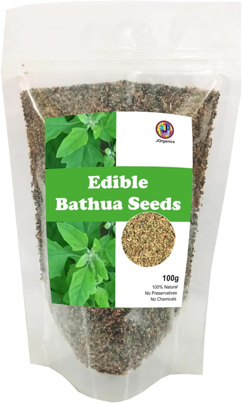 JOrganics Bathua Seed (Bathua Beej) | Nutrient-Rich & Versatile for Eating, Home Gardening - 100Gram, Pack of 1