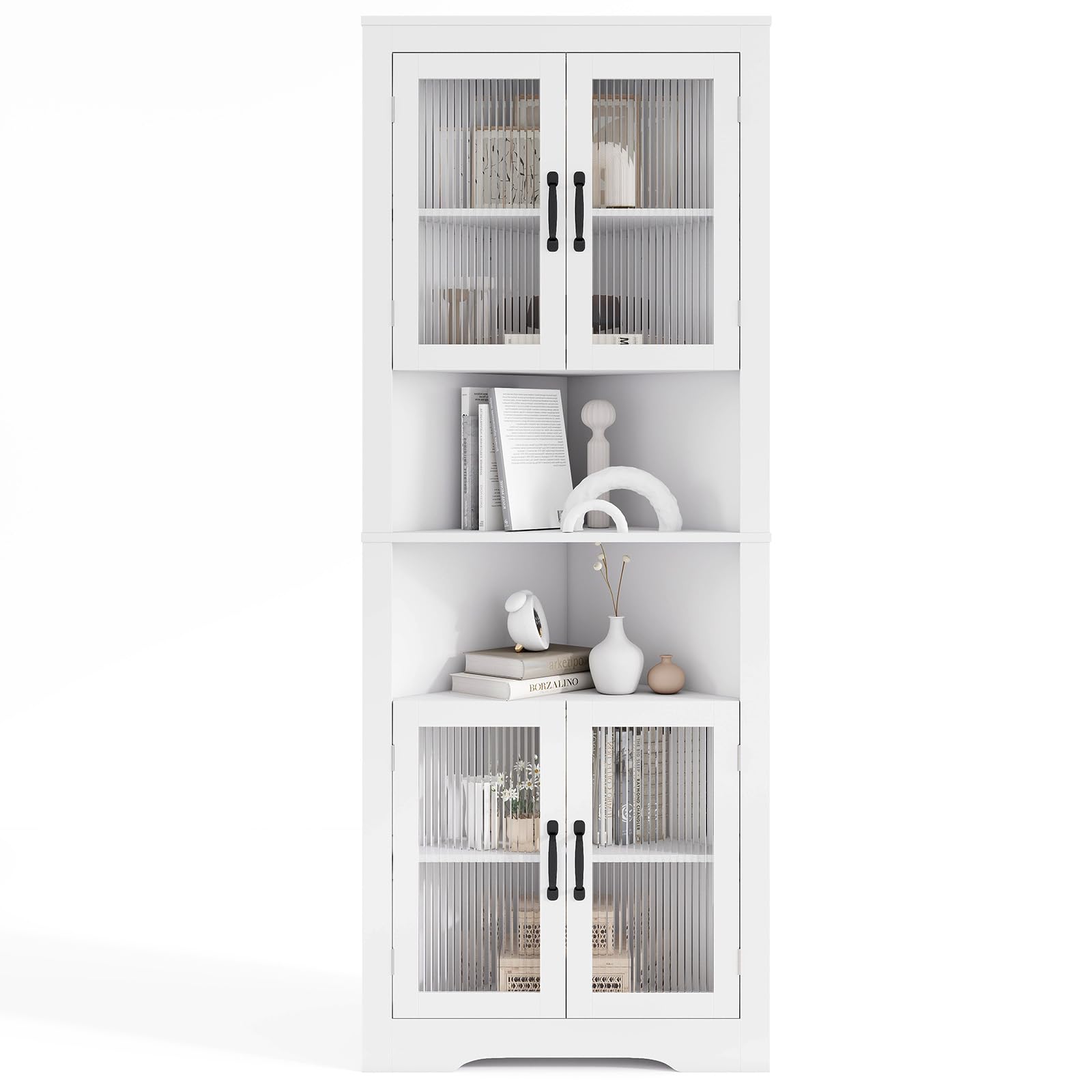 costway armoire d'angle 171 cm