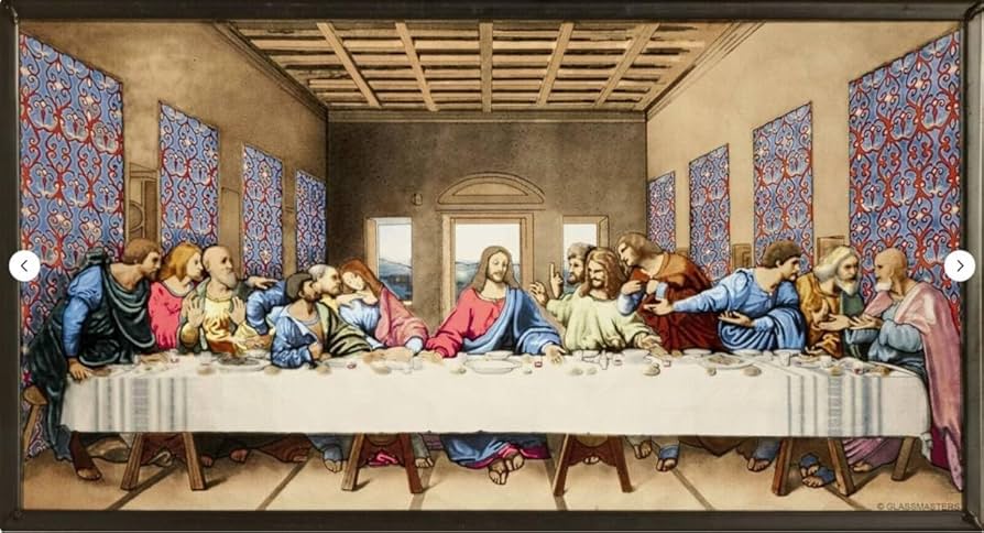ダヴィンチ ステンドグラスLast Supper最後の晩餐 グラスマスターズ社 Amazon.co.jp: 最後の晩餐 Last Supper レオナルド ダ ヴィンチ
