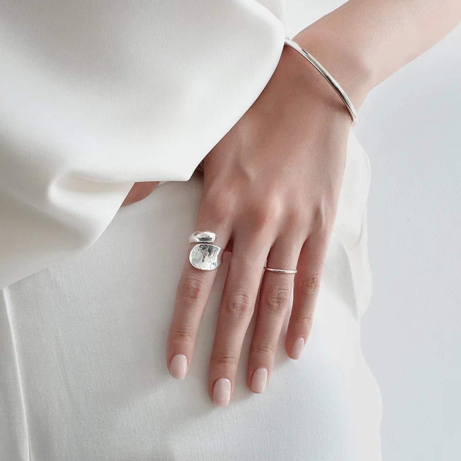 Girls Accessories Anelli Anello Gioielli Donna Uomo Anelli Lisci minimalisti Goccia d'Acqua Festa Geometrica per Le Donne Birthday Gift