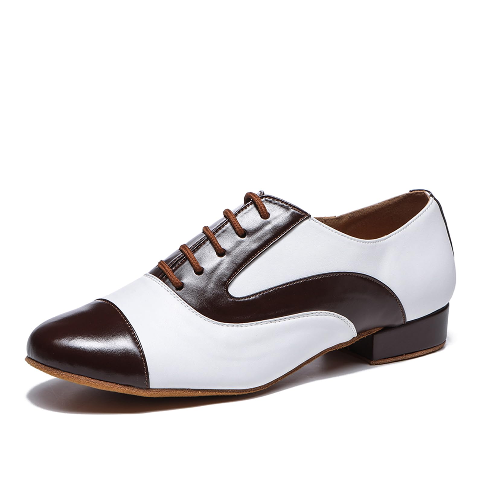 SWDZM Scarpe per Ballo Liscio da Uomo Scarpe da Ballo Latino Americano Professionali Salsa Tango Valzer di Danza Scarpe