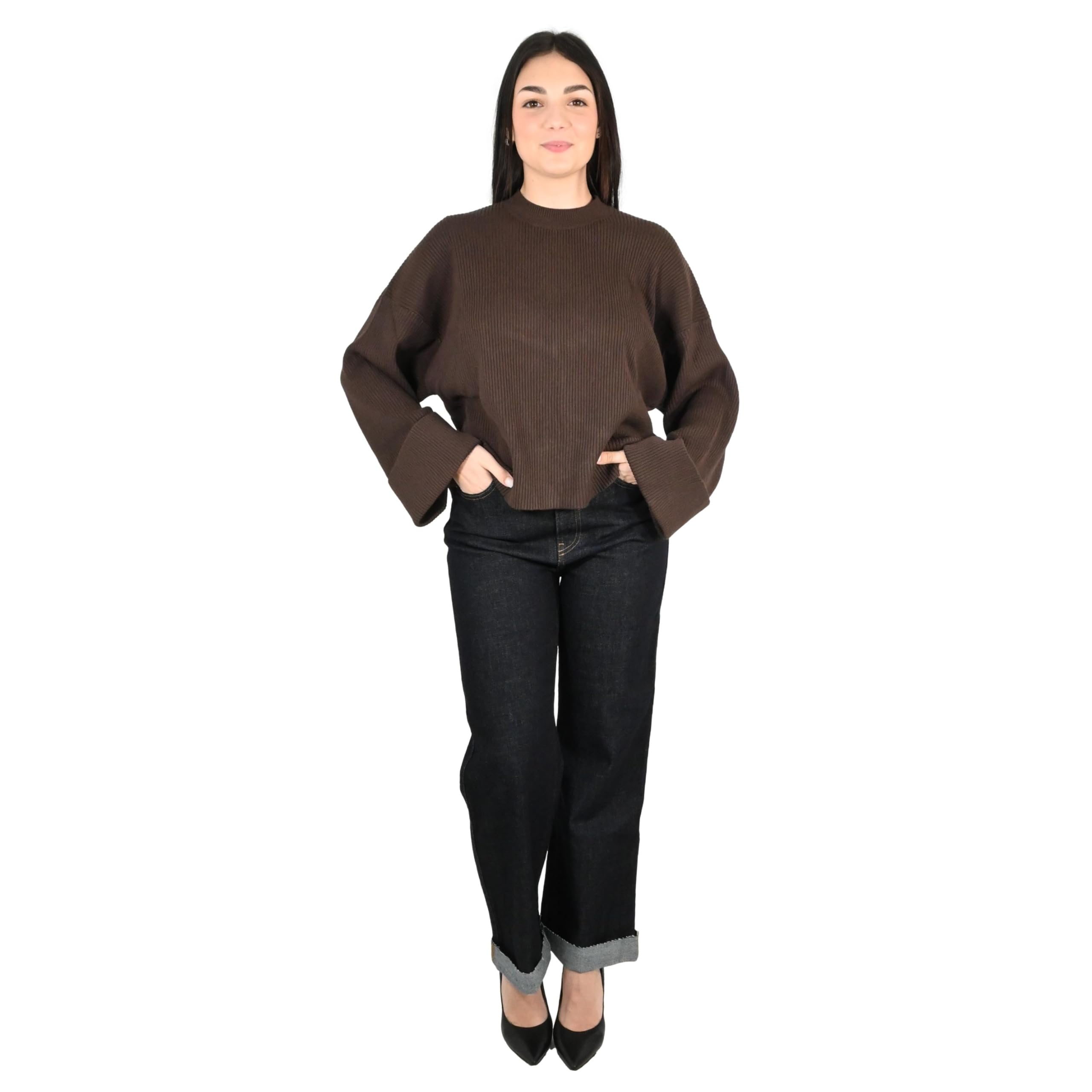 VICOLO maglia donna moro 77187F