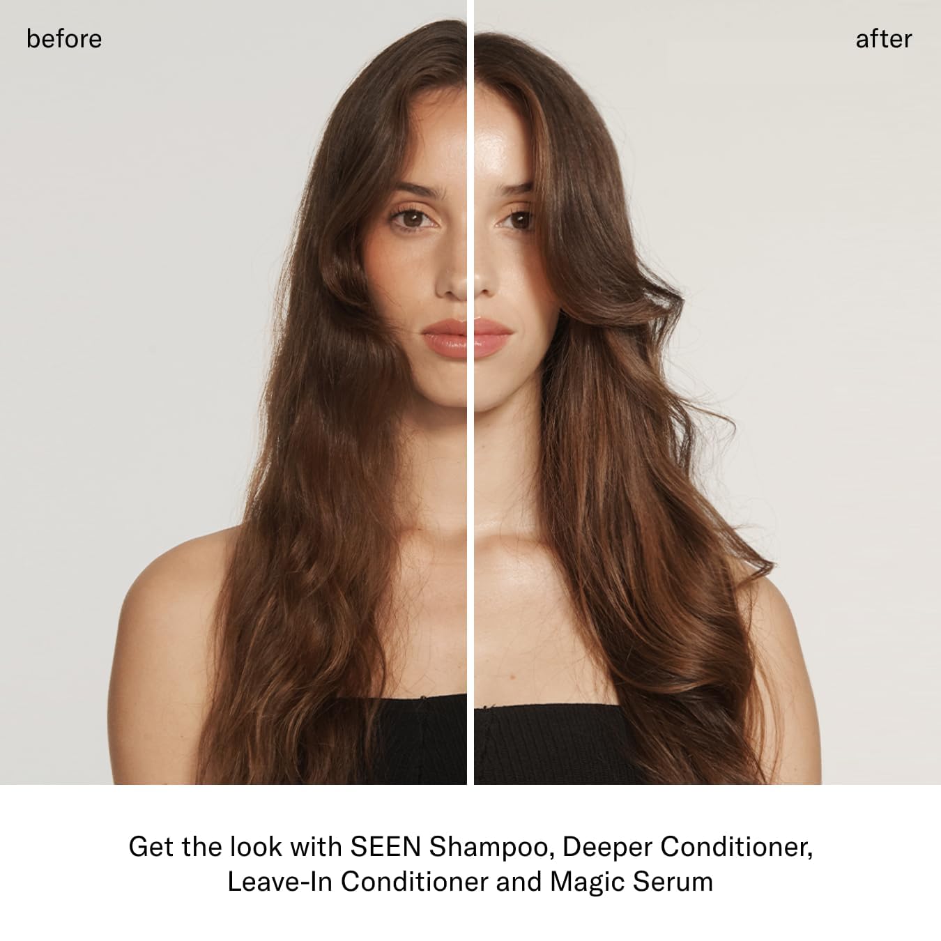 SEEN Shampoo & Deeper Conditioner Bundle, Fragrance-Free - Non-Comedogenic Hair Care Set, Dermatologist-Developed, Safe for Sensitive, Eczema & Acne-Prone Skin