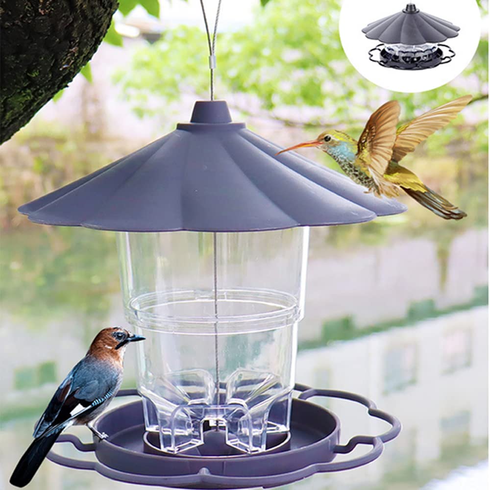 Taoying Mangeoire pour Oiseau,extérieur Mangeoire Lanterne Oiseaux, imperméable, Suspendue Convient pour la Cour de la Maison