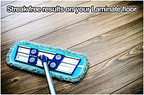 3-Pack 15.5" Drag Resistant Microfiber Mop Pad Refills For Hardwood Tile Laminate And Stone Floors. Dredge™ Replacement Pads. Best All In One Multi-Task Reusable Floor Care Kit |Dry & Wet Cleaning. #TOP4