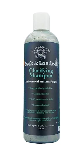 Yadain Locked N Loaded - Champú aclarante para cabello graso y cuero cabelludo, refresca el cuero cabelludo y elimina el champú acumulado para todo