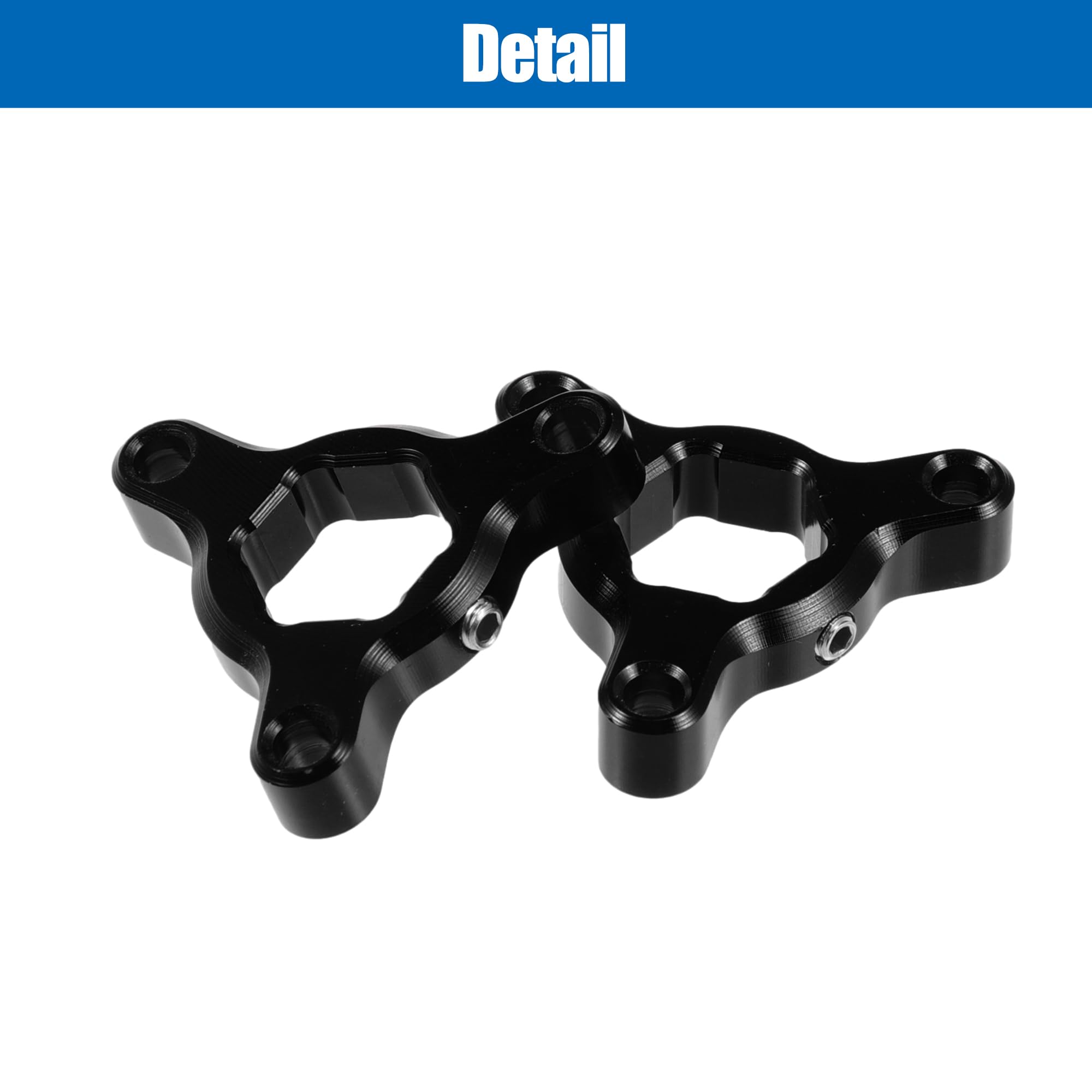 Regolatori Precarga Forcella Moto CNC 14mm - Lega Alluminio Nero - Compatibili Con Kawasaki, Yamaha, Suzuki - Confezione Da 2 - Foto 3