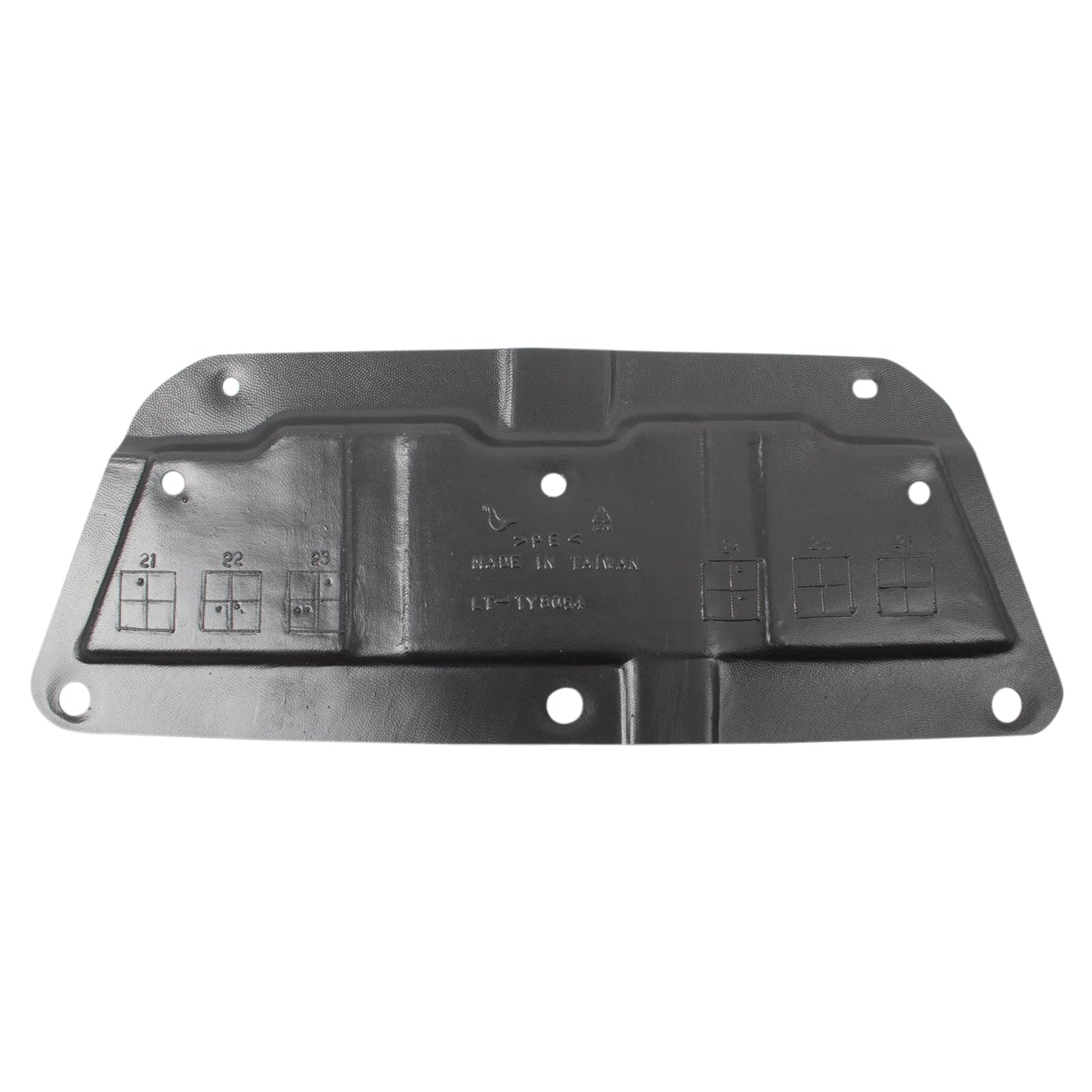 TRQ Engine Splash Shield Rear Lower Compatible with 2006-2012 Toyota RAV4 TO1228140