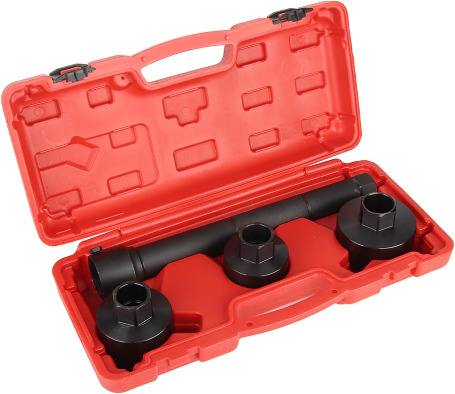 Steering Rack Knuckle Tie Tool Kit, 4-Piece Axial Joint Remover & Installer for Track Rod Ends, 30-45mm