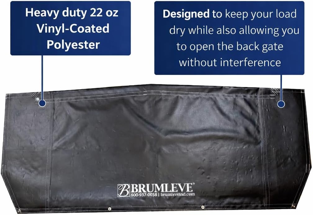 Brumleve Replacement Rear Bow Flap - 98 inch Strap Down/Black