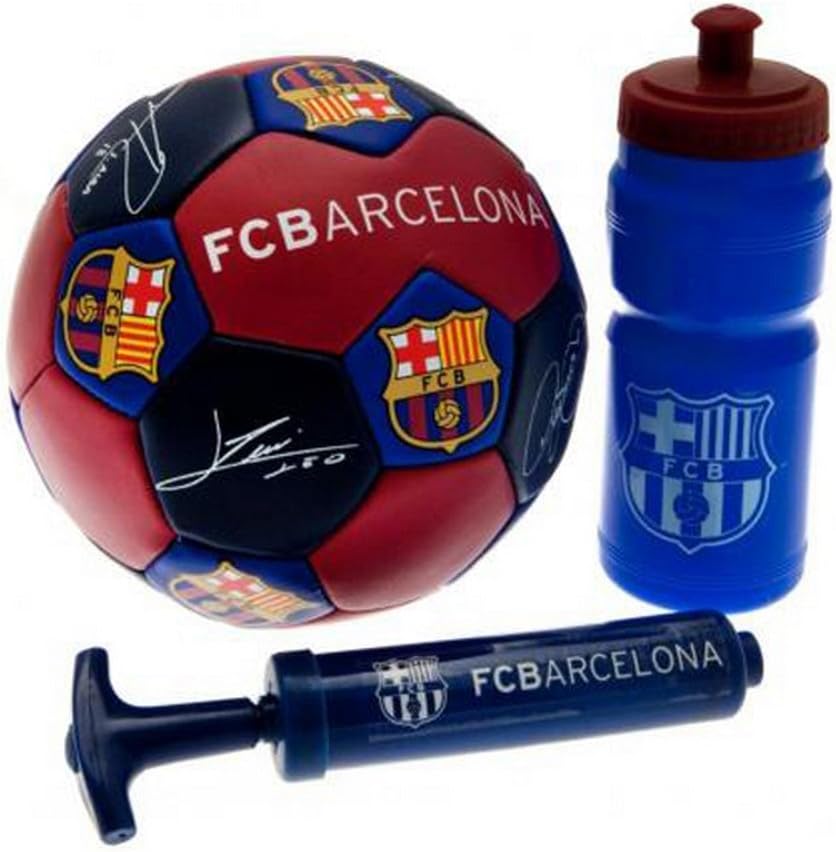FCB Barcelona Kids' BC04301 Barcelona Football Gift Set, Multi-Colour