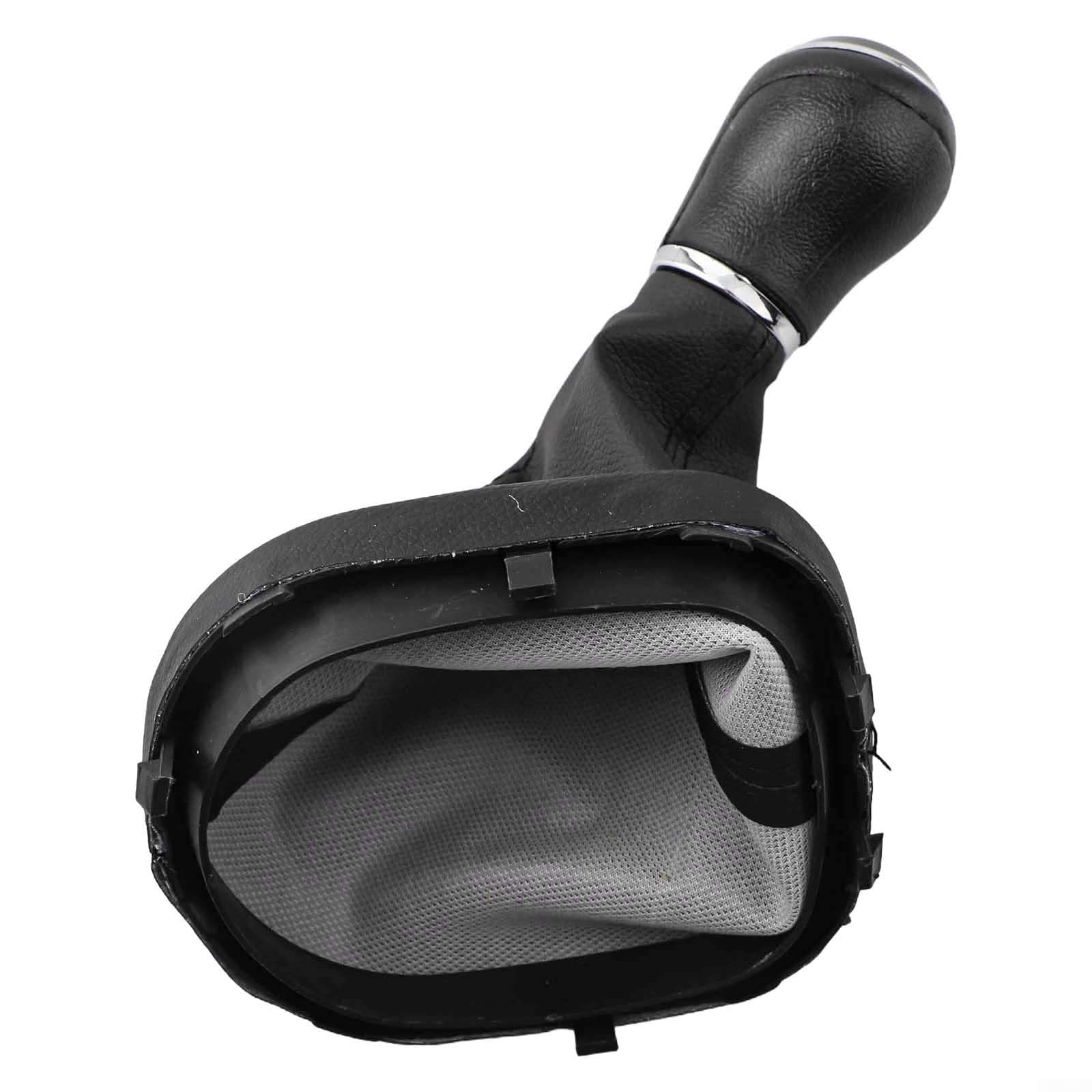 Pomello Del Cambio In Pelle Per Volkswagen Touran E Caddy II (2003-2010), Cambio Manuale 5/6 Marce