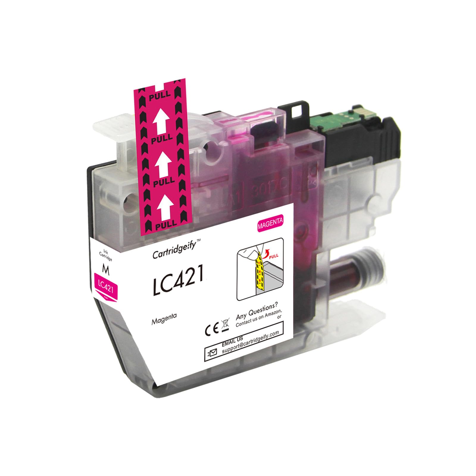 Cartridgeify LC421 Printer Cartridges Compatible with Brother LC-421 421VAL LC-421XL Cartridges (1 x Magenta) for MFC-J1010DW DCP-J1050DW DCP-J1140DW