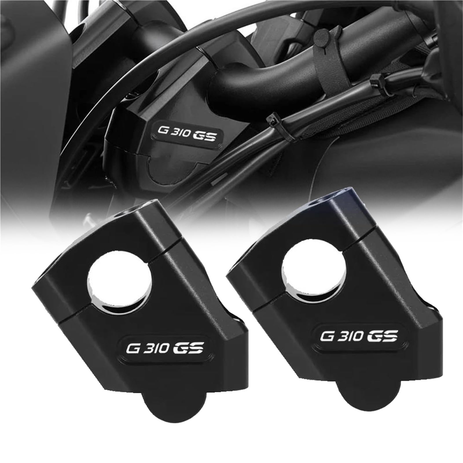 Réhausseur de guidon CNC pour G310GS et G310R adaptateur de support noir
