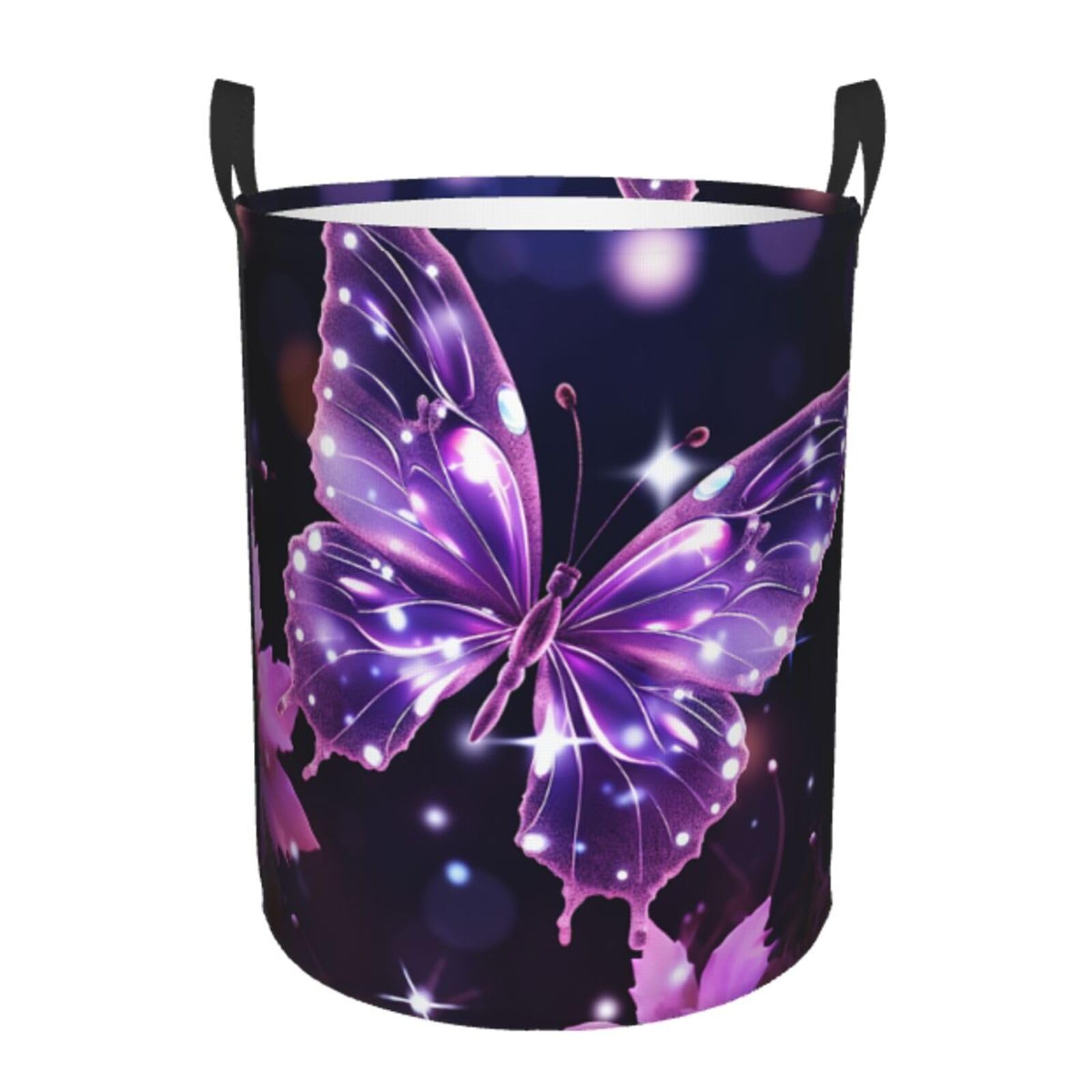 Panier à linge pliable avec poignées bac à linge imperméable pour chambre et salle de bain