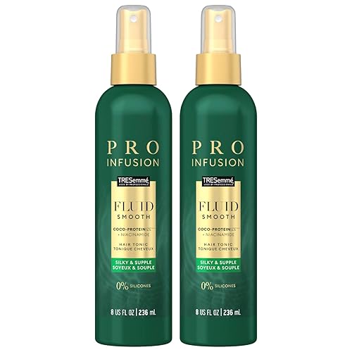 TRESemme Pro Infusion Volume Tonic Spray para engrosar el cabello, espray de textura del cabello con coco natural, aerosol texturizante a base de