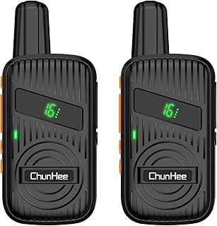 Intercoms Wireless for Home-1.5 Mile Long Range Portable VOX Hands-Free Wireless Intercom System for Business-Room to Room Communication Elderly Intercom, 16 Channels, LCD Back-lit Display