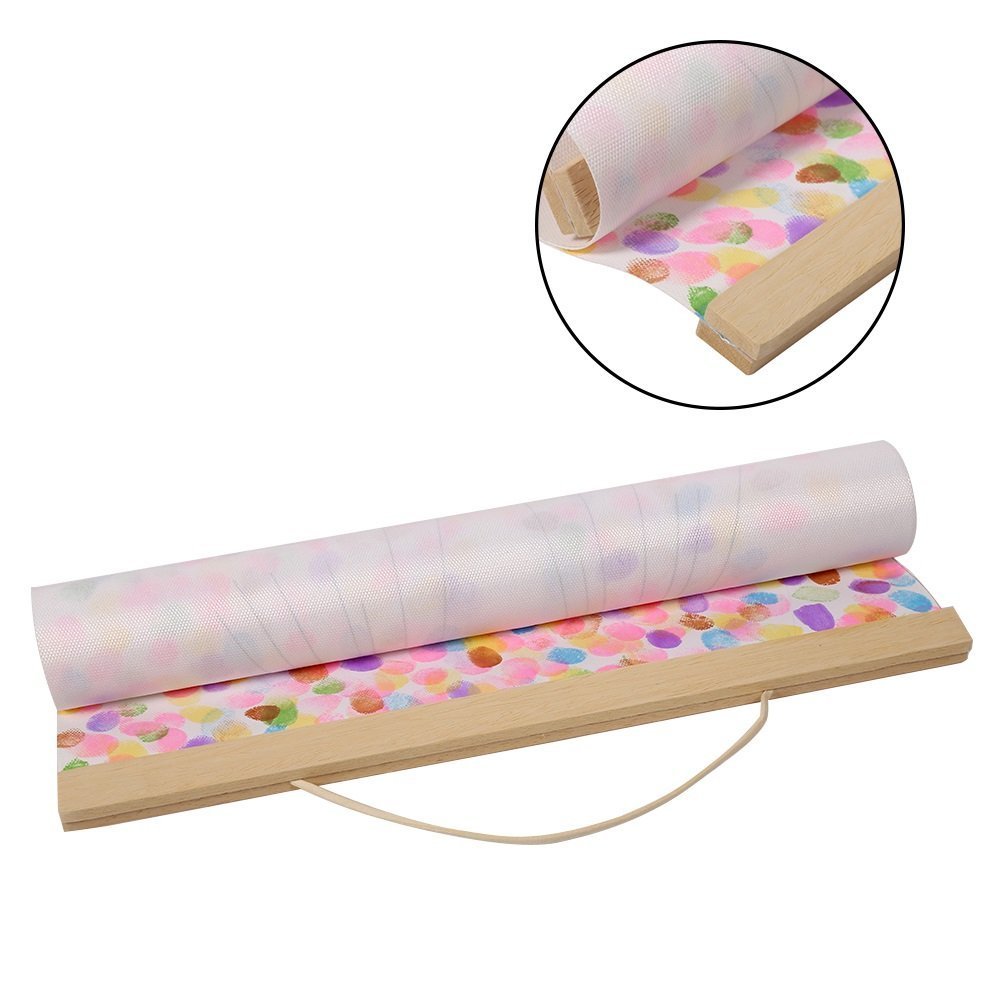 Scratch Map Delaman Cadre Photo Moderne En Bois Blanc Magnétique Pour Peinture Tableau Dessin DIY (40cm) - Maison Cadre Magnétique