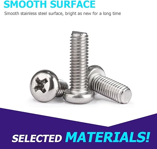 Miniatura 4 de YALOK Tornillos de cubierta Derby de acero inoxidable, kit de 5 pernos de cubierta Derby, kit de pernos de hardware M6x16 compatible con CVO Road