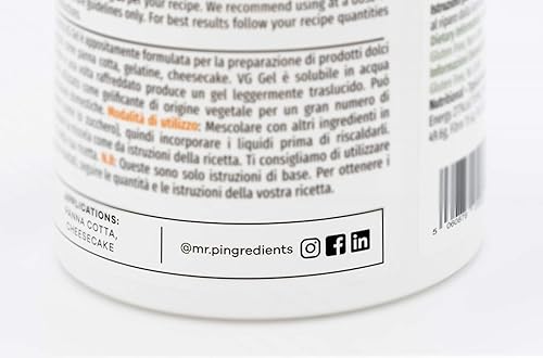 Mr.P Ingredients Pectine NH 250g, Epaississant Alimentaire Naturel et Stabilisant pour Compotes de Fruits, Confitures, Gelées et Chutneys, Vegan, Sans Gluten, Sans OGM - 2